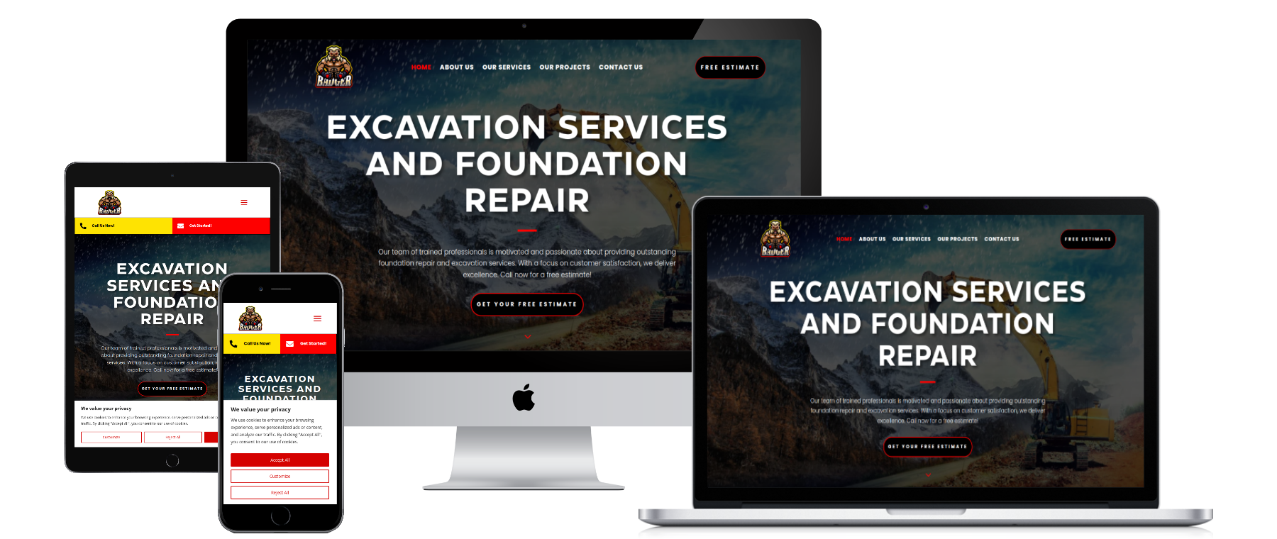 Web Design & Digital Marketing For Contractors